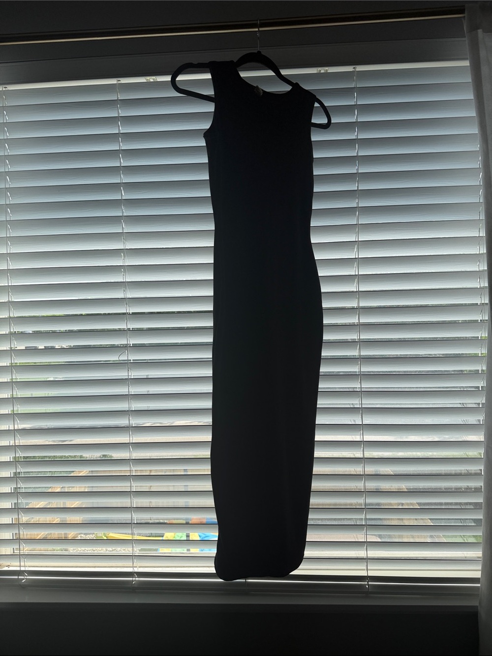 See You Monday Black Sleeveless Maxi Dress